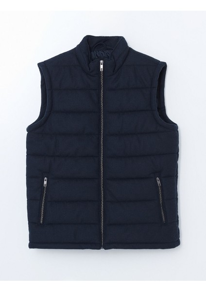 Yeni Sezon Slim Fit Dik Yaka Erkek Sisme Yelek - S57585Z8