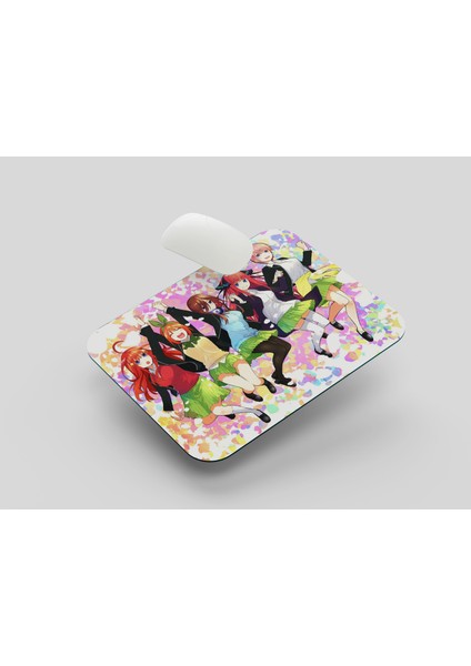 Eşsiz Beşizler Miku Yotsuba Nino Ichika Itsuki 22X18 Mousepad - Anime Mousepad