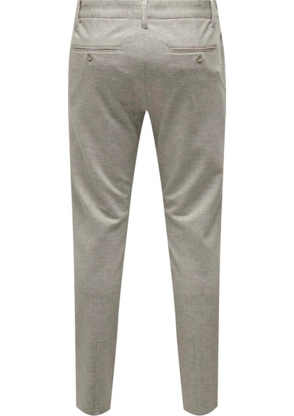 Normal Bel Dar Paça Gri Erkek Pantolon Onsmark Slım Check 020919 Pant Noos fırsatları