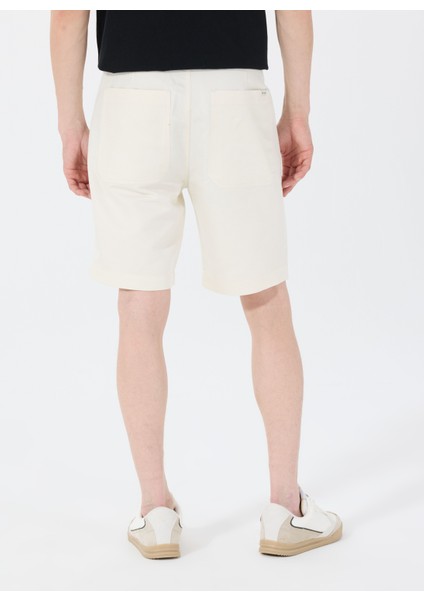 Regular Fit Krem Erkek Şort M5GD47WFIC0G1CV Clement Twıll Shrt
