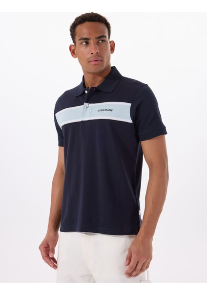 Desenli Çok Renkli Erkek Polo T-Shirt M5GP29KCJV1F7TW Gj Ss Strıped Embr modelleri