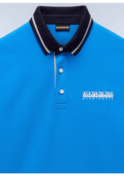 NP0A4ID4B2W1-E-ZERI Ss Mavi Relaxed Erkek T-Shirt fırsatları