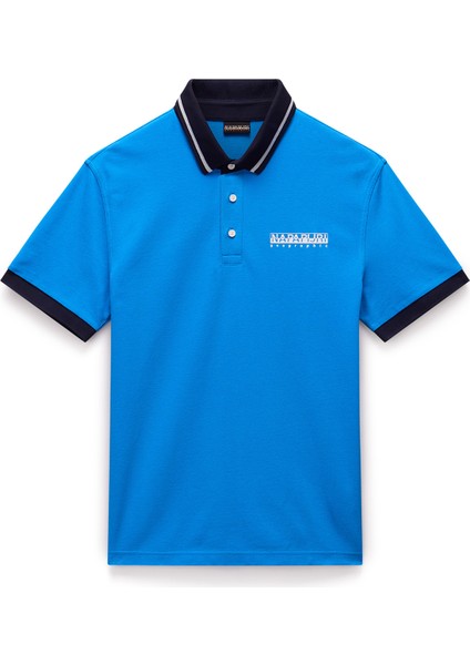 NP0A4ID4B2W1-E-ZERI Ss Mavi Relaxed Erkek T-Shirt indirimleri