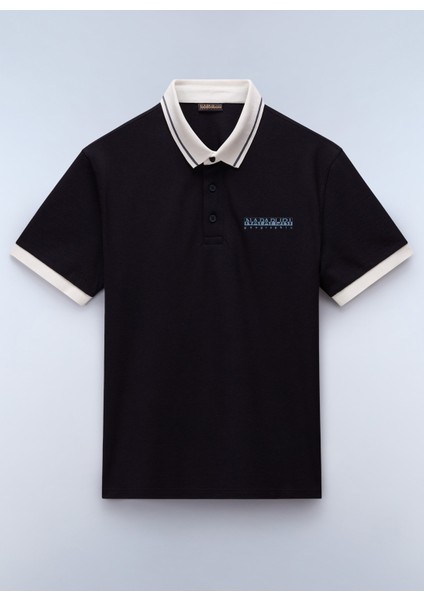 NP0A4ID49411-E-ZERI Ss Siyah Relaxed Erkek T-Shirt fırsatları