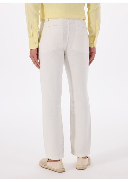 Standart Bel Normal Paça Standart Beyaz Erkek Pantolon Mr Tom Pants indirimleri