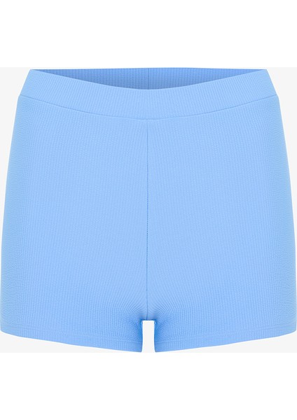 Mavi Bubble Boxer Bikini Altı