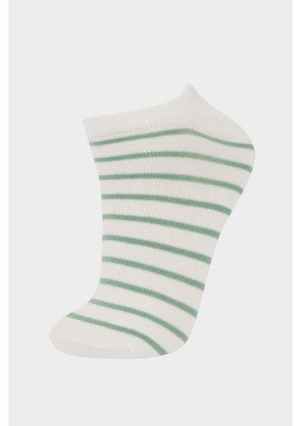 Kadın 5'li Pamuklu Patik Çorap E2170AXNS indirimleri