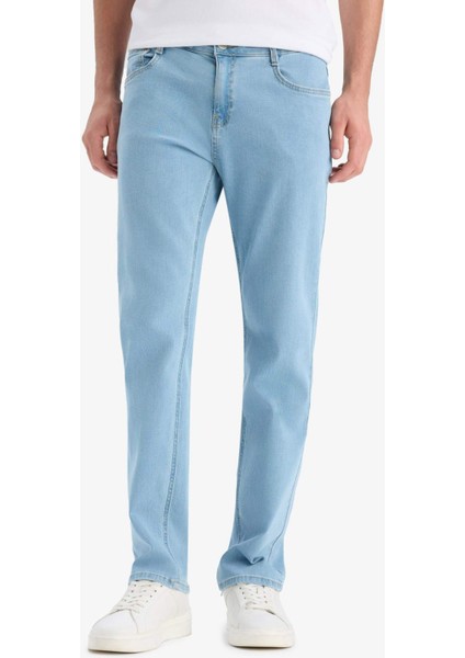 Sergio Regular Fit Normal Kalıp Normal Bel Boru Paça Jean Pantolon E7268AX25SM