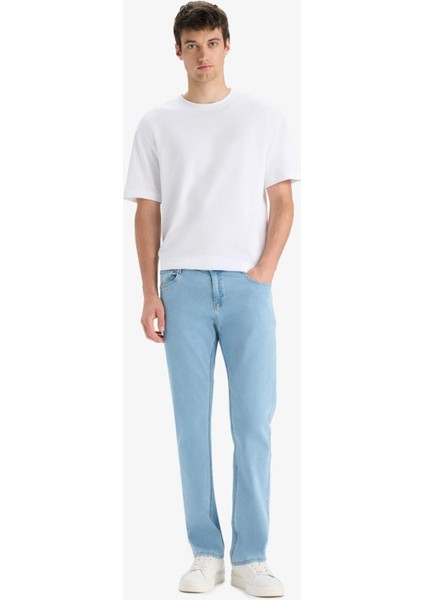 Sergio Regular Fit Normal Kalıp Normal Bel Boru Paça Jean Pantolon E7268AX25SM