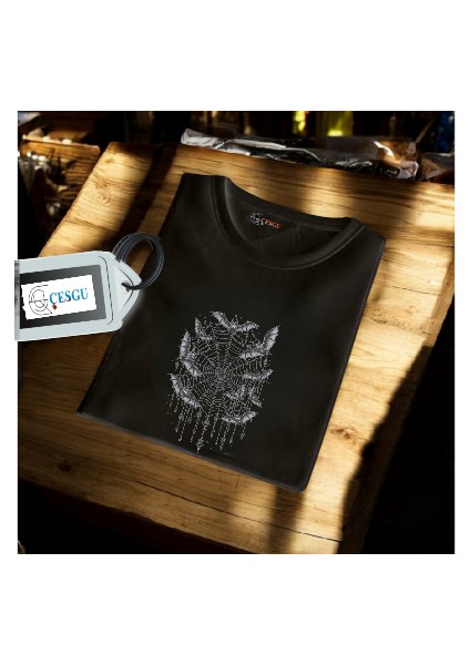 Oversize Geniş Kalıp Bisiklet Yaka Kısa Kollu Basic Düz Rahat Kumaş Tişört