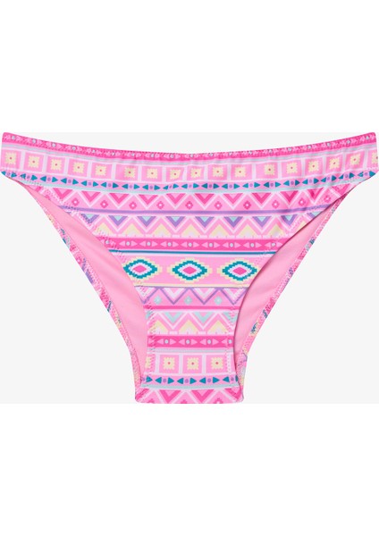Genç Kız Texas Etnik Desen Üçgen Bikini Takımı modelleri