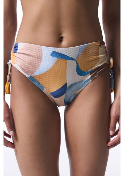 Misty Etnik Desen Boncuklu Yüksek Bel Bikini Altı
