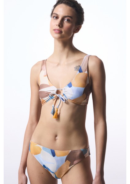 Misty Hot Etnik Desen Boncuklu Bikini Üstü fırsatları