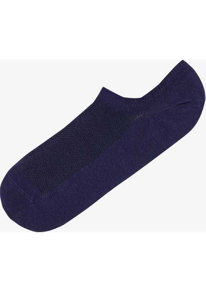 Erkek Single Stripe 3lü Sneaker Lacivert Çorap