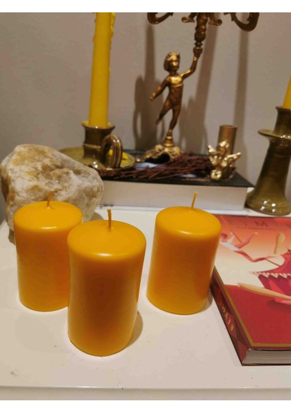 Iv Blue Purple Homedecor Citronella Sineksavar 3 Adet Turuncu Baton Mum