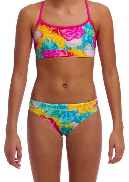 Cloudy Colours Kız Çocuk Crop Bikini Takımı fırsatları