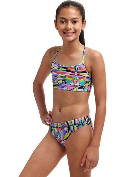 Scissor Kick Kız Çocuk Crop Bikini Takımı fiyatları