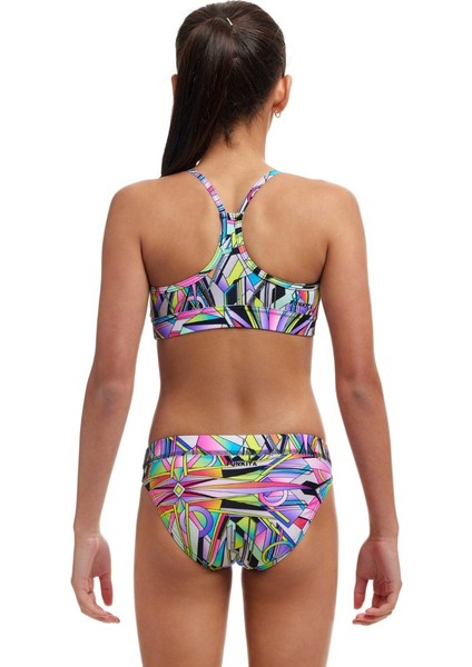 Scissor Kick Kız Çocuk Crop Bikini Takımı modelleri