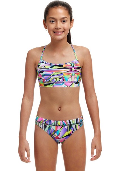 Scissor Kick Kız Çocuk Crop Bikini Takımı fırsatları