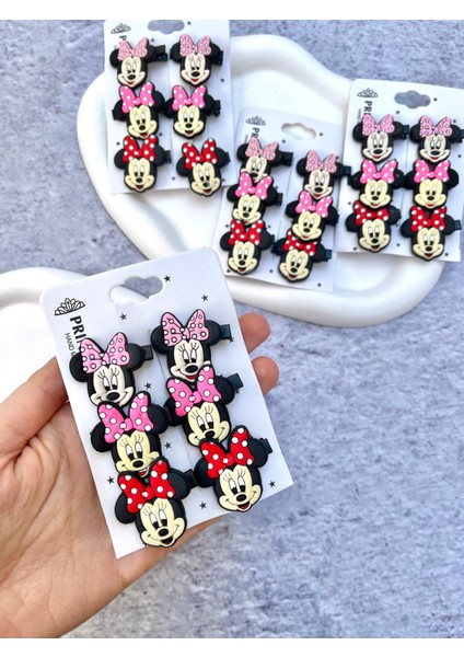 Minnie Toka Seti 3 Çift Pens Toka