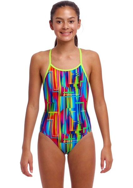 Db The Glitch Kız Çocuk Mayosu