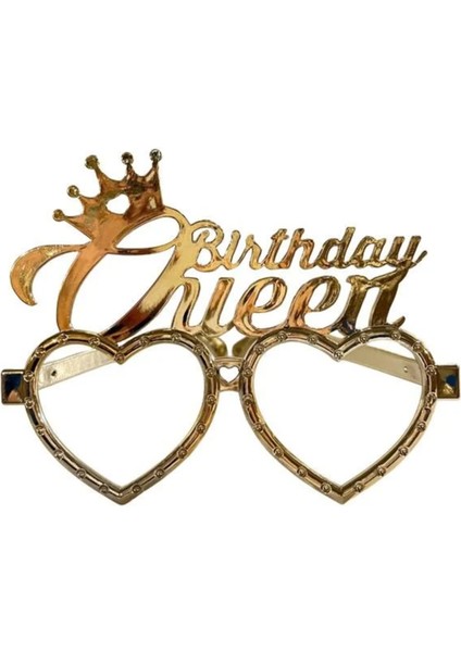 Birthday Queen Mika Gözlük - Doğum Günü Konsepti - Parti Malzemeleri