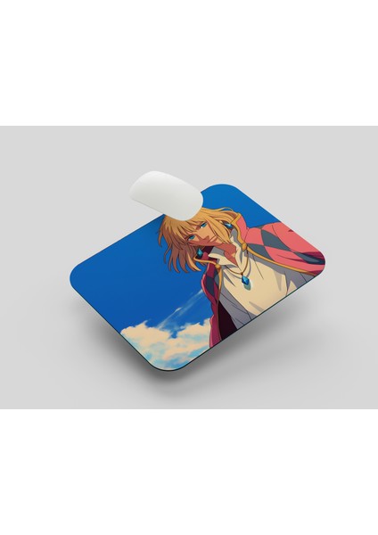 Studio Ghibli Howl'un Yürüyen Şatosu Mousepad 22X18CM - Anime Mousepad