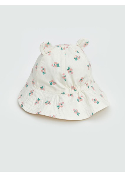 Yeni Sezon Cicek Desenli Kiz Bebek Bucket Sapka - S5BP61Z1