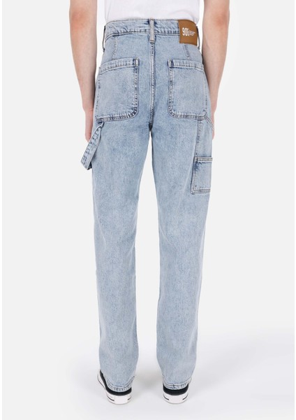 Worker Fit Erkek Indigo Jean Pantolon fiyatları