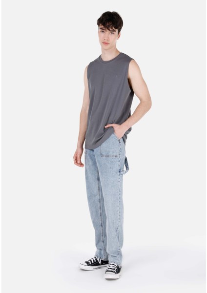 Worker Fit Erkek Indigo Jean Pantolon modelleri