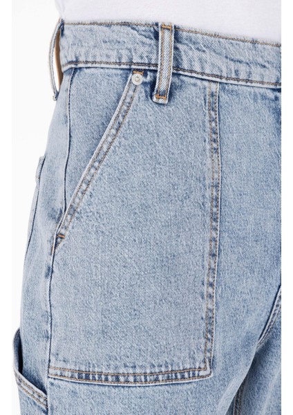 Worker Fit Erkek Indigo Jean Pantolon indirimleri