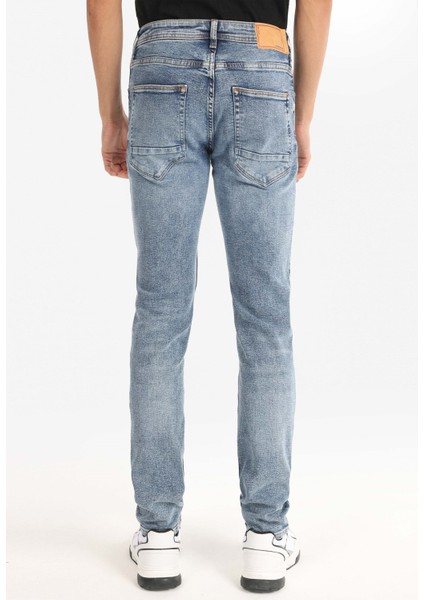 Straight Fit Düşük Bel Düz Paça Erkek Koyu Indigo Jean Pantolon fiyatları