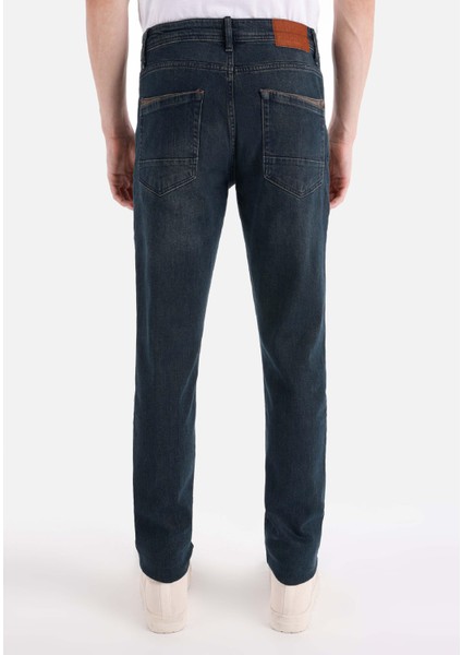 Straight Fit Erkek Indigo Jean Pantolon fiyatları