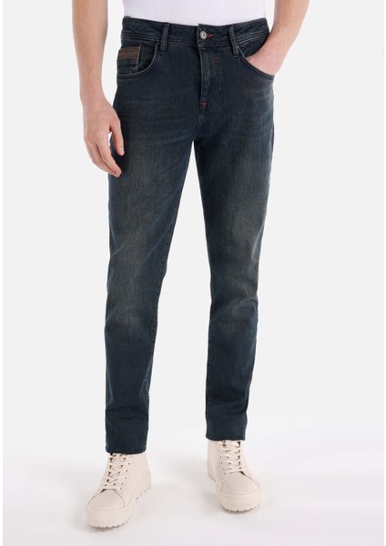 Straight Fit Erkek Indigo Jean Pantolon fırsatları