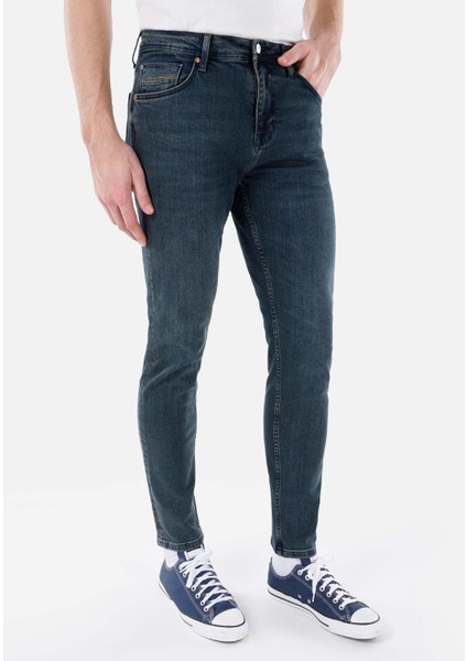 Regular Fit Erkek Yeşil Jean Pantolon fırsatları