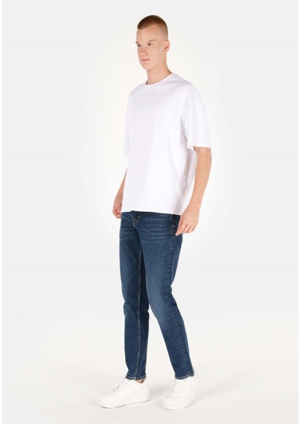 Regular Fit Erkek Lacivert Jean Pantolon modelleri
