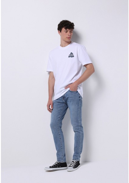 Slim Fit Erkek Indigo Jean Pantolon modelleri