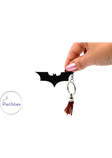 Batman Logo Keychain (Plastik Aparattır!!!)
