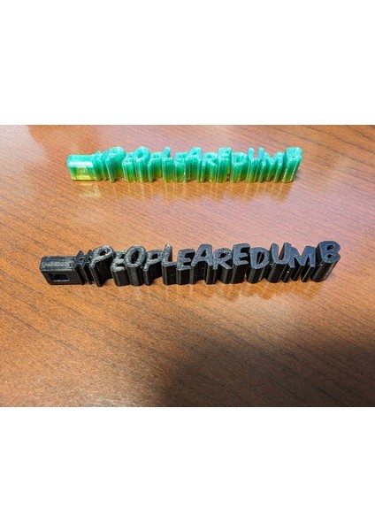 #peoplearedumb Keychain (Plastik Aparattır!!!)