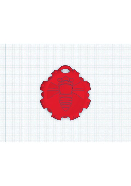 Cicada Crafts Keychain (Plastik Aparattır!!!)