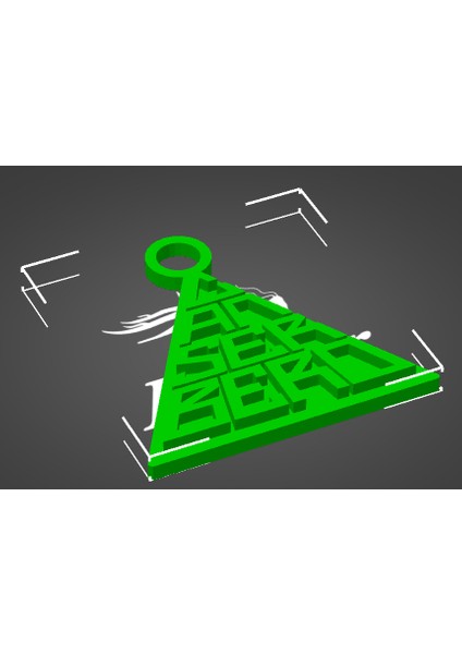 Cancerbero Rapçi Logosu Keychain (Plastik Aparattır!!!)