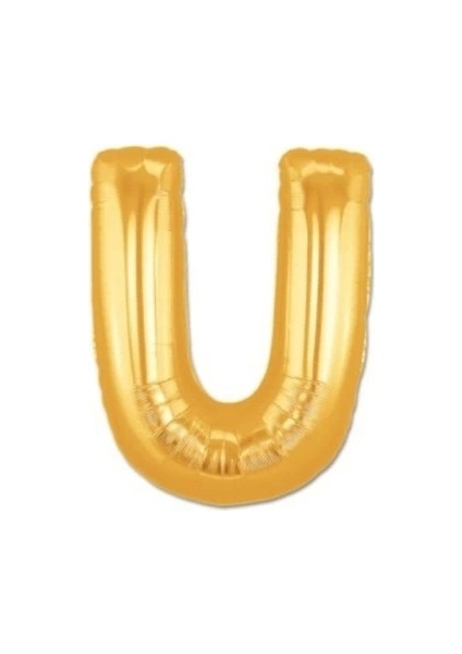 Altın Sarısı Folyo Harf Balon 1 Metre