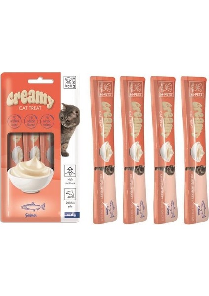 Creamy Tavuklu ve Somonlu Kedi Ödülü 15 gr * 8 Adet modelleri