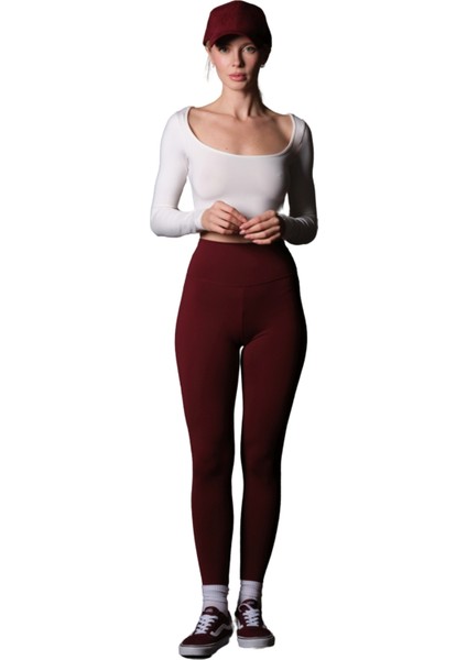 Karyoka Dikiş Detaylı Toparlayıcı Sportif Detaylı Ekstra Esnek Kadın Tayt @amazon