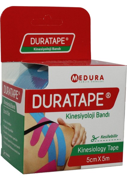 Duratape Kınesıyolojı Bandı 5CMX5M Mavi
