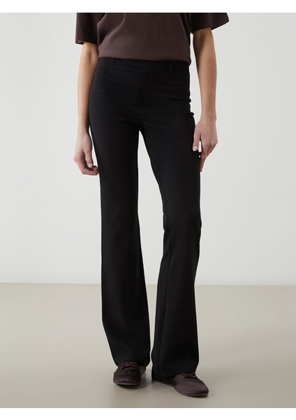 Lcw Vision Beli Lastikli Ispanyol Paça Kadın Tayt Pantolon (S5) fiyatları