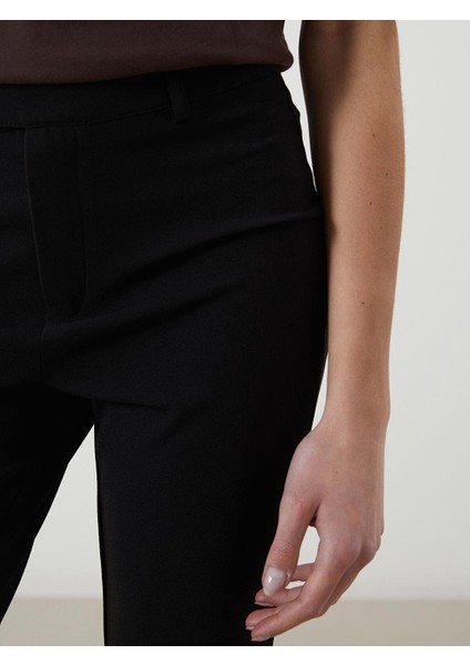 Lcw Vision Beli Lastikli Ispanyol Paça Kadın Tayt Pantolon (S5) modelleri