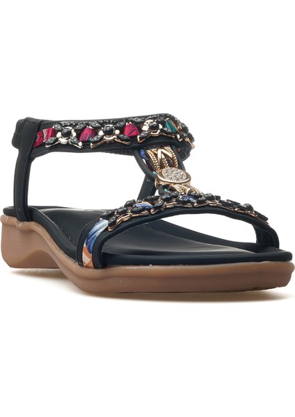 Kadın Taş Detaylı Günlük Sandalet 25Y 25Y150-11 Z fırsatları