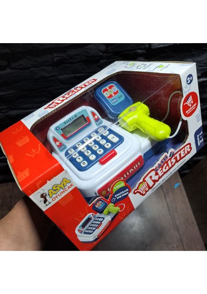 Oyuncak Yazarkasa Dijital Ekranlı Tuşa Basınca Rakamlar Ekranda Görünür 21X15CM