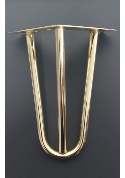 Mil Model 18 cm Gold Metal Mobilya Ayağı